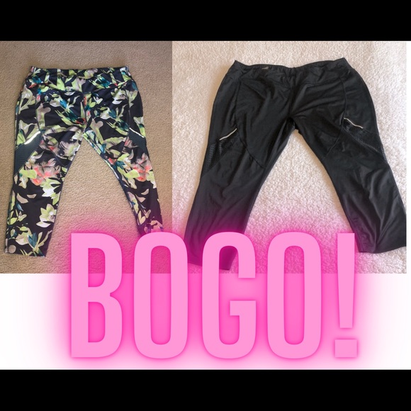 Pants - Tropical Capri Leggings